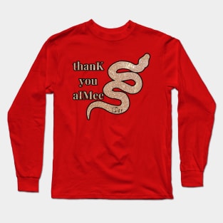 Thank you aimee Long Sleeve T-Shirt